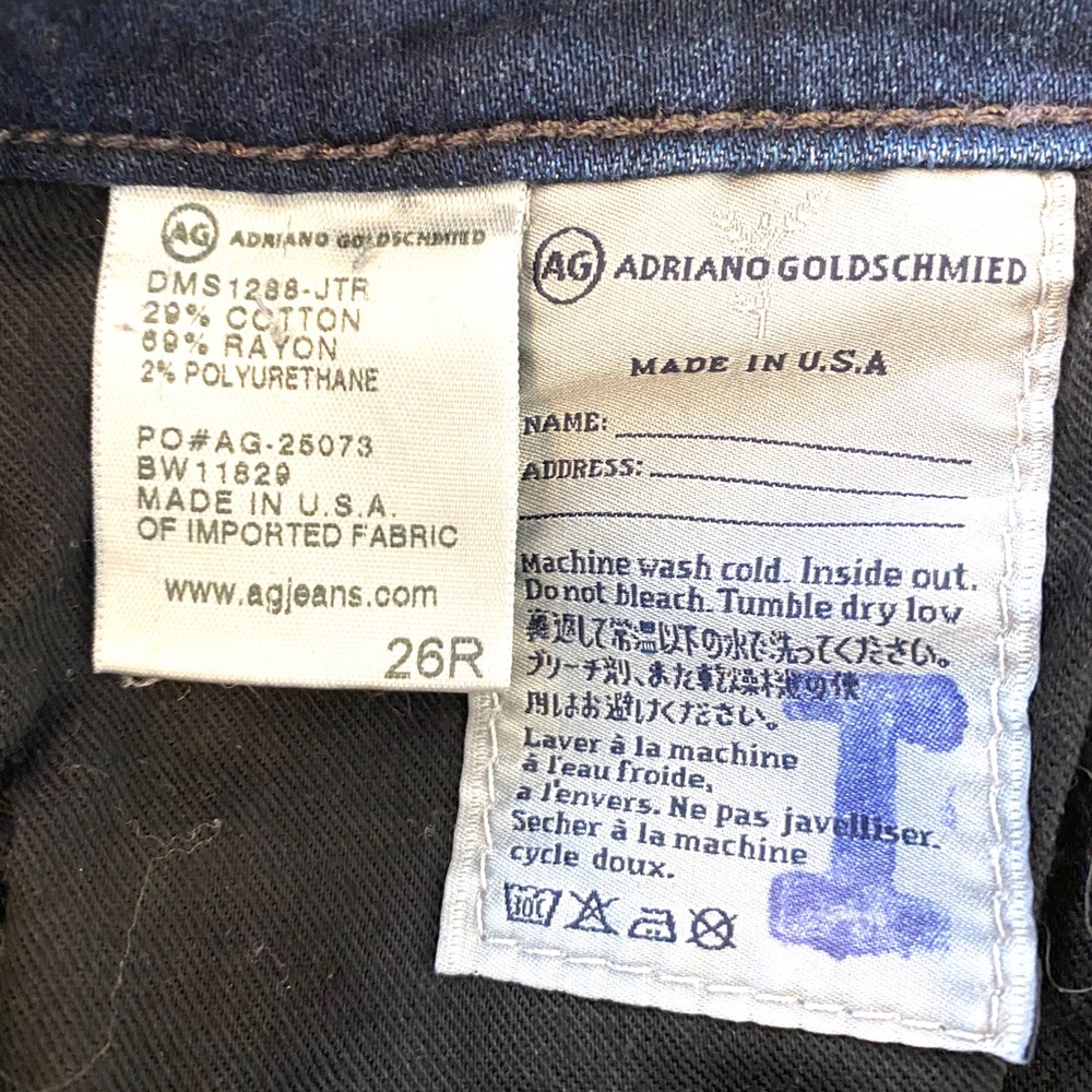Adriano Goldschmied Legging Skinny Jeans 26 EUC - Picture 12 of 13